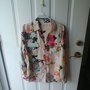 Floral print blouse